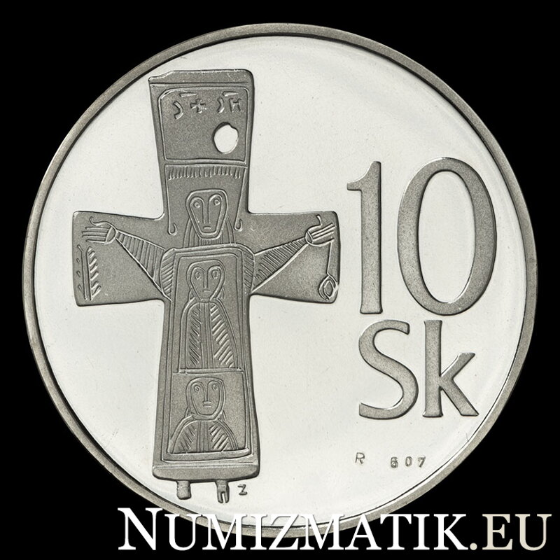 10 Sk/1993 - Strieborný odrazok slovenskej desaťkorunovej mince