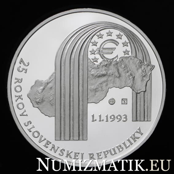 25 EURO/2018 - Slovenská republika – 25. výročie vzniku