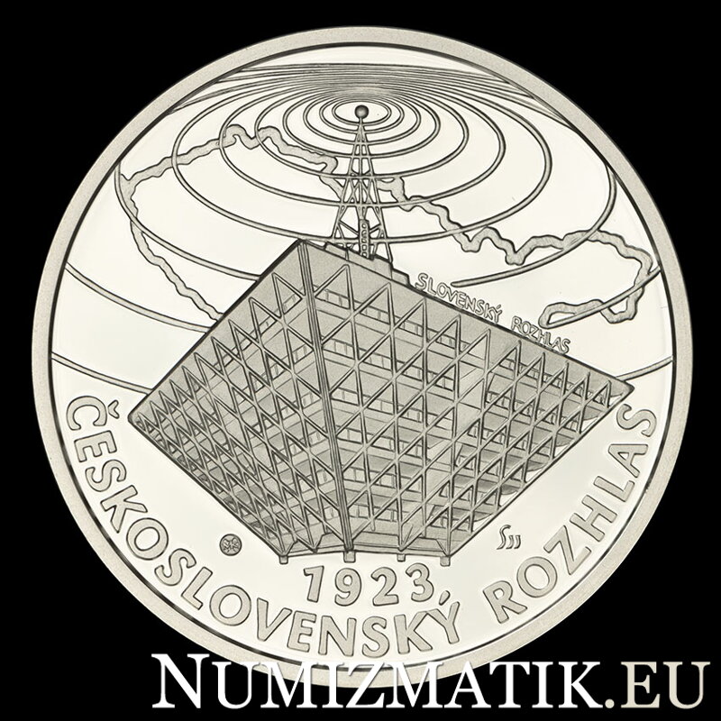 10 EURO/2023 - Začiatok pravidelného vysielania československého rozhlasu - 100. výročie