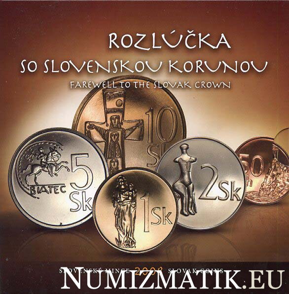 Coin set of the Slovak Republic 2008 - Farewell to the Slovak Crown