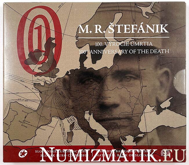 Sada mincí Slovenskej republiky 2019 - M.R. Štefánik 100. výročie úmrtia