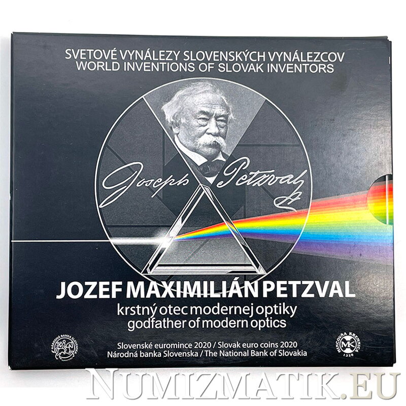 Sada mincí Slovenskej republiky 2020 - Svetové vynálezy slovenských vynálezcov - Jozef Maximilián Petzval