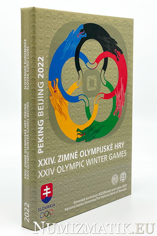 Sada mincí Slovenskej republiky 2022 - XXIV. ZOH Peking - Proof Sada mincí Slovenskej republiky 2022 - XXIV. ZOH Peking - Proof