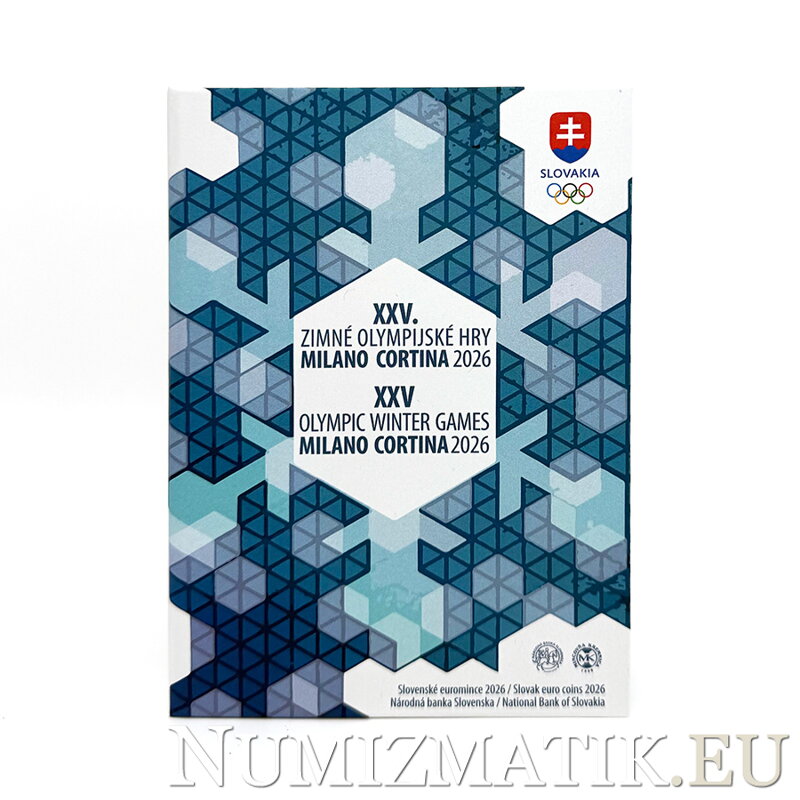 Sada mincí SR 2026 - XXV. Zimné olympijské hry Milano Cortina proof-like