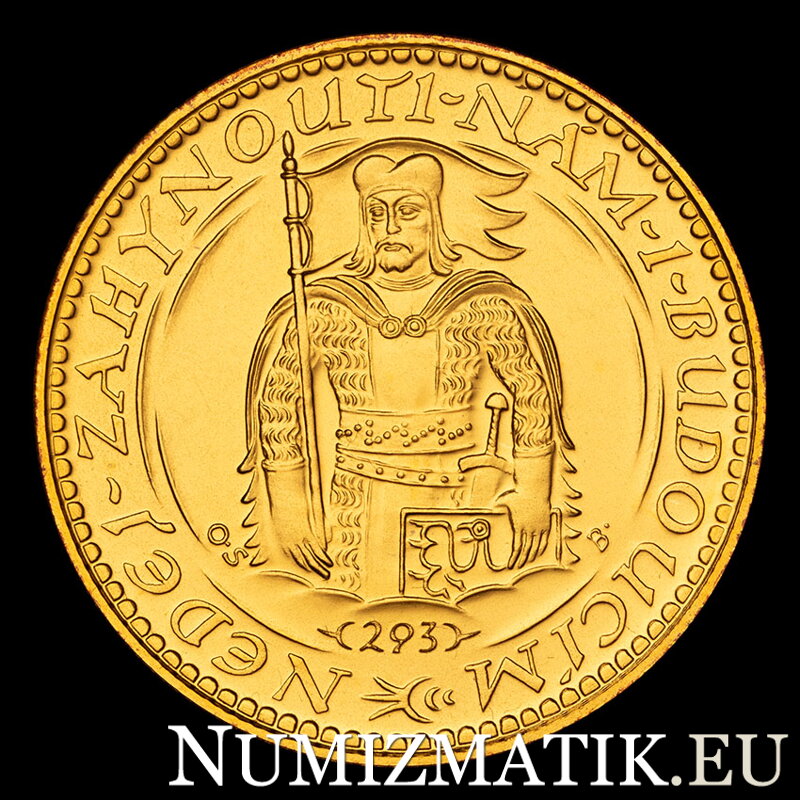 Svätováclavský dukát jubilejný 1918/2018, číslovaný 1 až 500