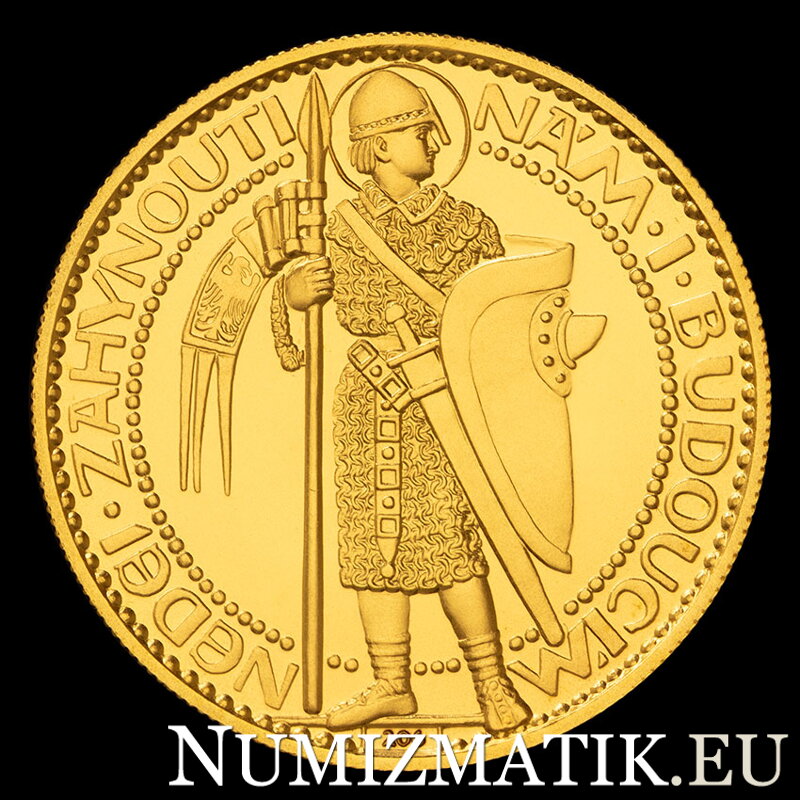 Jubilejný Svätováclavský 2 dukát 1923 odrazok číslo 206 od Josefa Šejnostu Jubilejný Svätováclavský 2 dukát 1923 odrazok číslo 206 od Josefa Šejnostu
