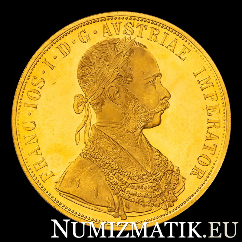 František Jozef I. - 4 dukát 1915, novorazba František Jozef I. - 4 dukát 1915, novorazba