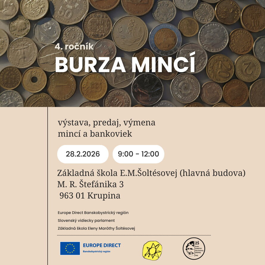 Burza mincí v Krupine - 28. 2. 2026