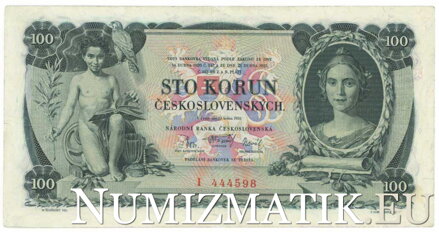 100 Kč/1931 séria I, neperforovaná