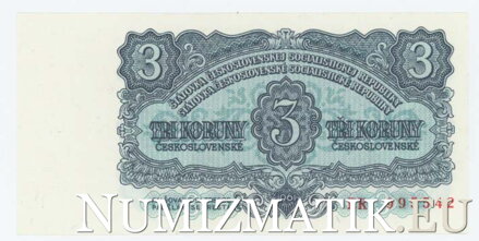 3 Kčs/1961 séria ER