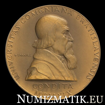 Univerzita Komenského v Bratislave, bronzová medaila O. Španiel