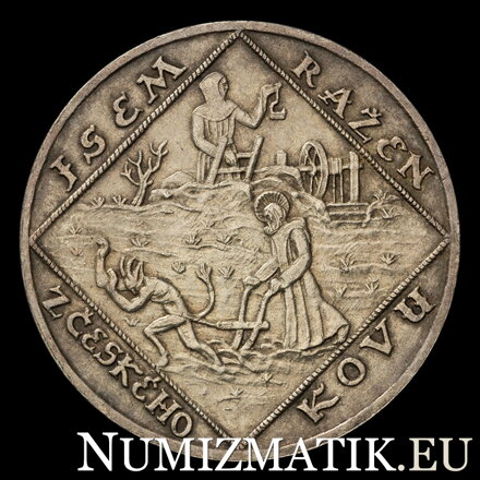  Jsem ražen z Českého kovu - strieborná medaila 1928 - O. Španiel