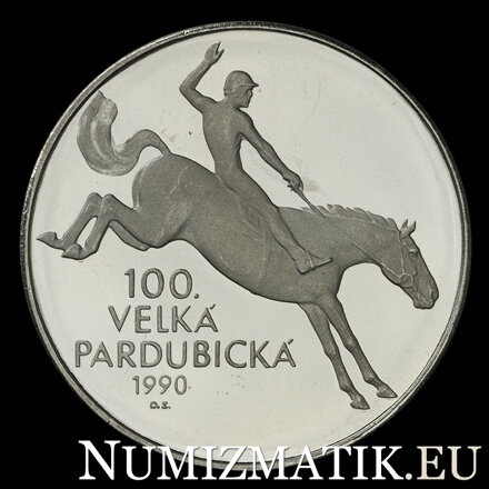 Velká Pardubická - 100. výročie vzniku, 3 tombakové medailičky