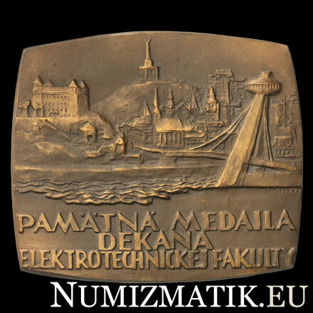 Pamätná medaila dekana Elektrotechnickej fakulty SVŠT v Bratislave - L. Snopek