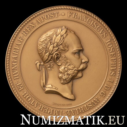 František Jozef I. - Návšteva Egypta, otvorenie Suezskeho prieplavu 1869 - AE medaila HMA