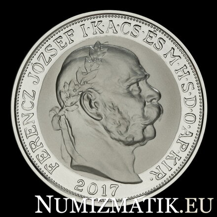 František Jozef I. - 100 koruna 2017 strieborná medaila
