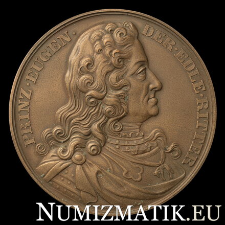 Princ Eugen Savoyský - Odhalenie pomníka - AE medaila 1865/1914 HMA