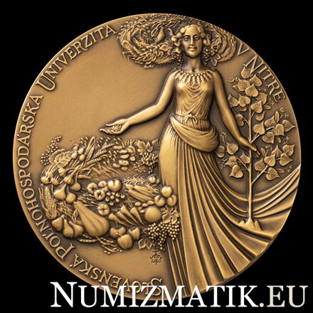 Vysoká škola poľnohospodárska (SPU) v Nitre  - AE medaila - M. Polonský