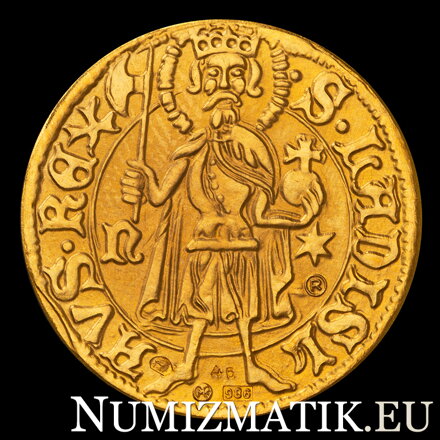 Wladislav - replika zlatého dukátu - D. Zobek