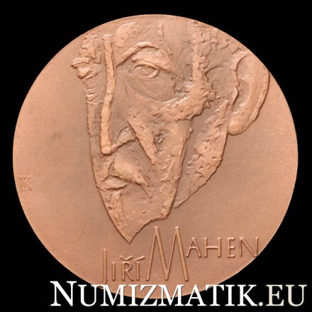 Jiří Mahen- tombaková medaila -  L. Kolář