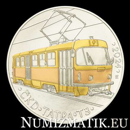 500 Kč/2024 - Električka ČKD Tatra T3 - BK