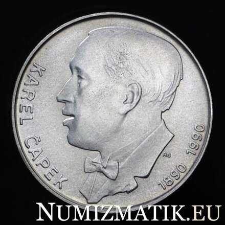 100 Kčs/1990 - Karel Čapek - 100. výročie narodenia