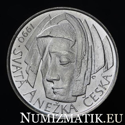 50 Kčs/1990 - Anežka Česká