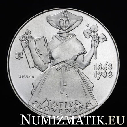 500 Kčs/1988 - Matica Slovenská - 125. výročie založenia