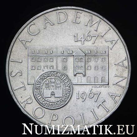 10 Kčs/1967 - Academia Istropolitana - 500. výročie založenia