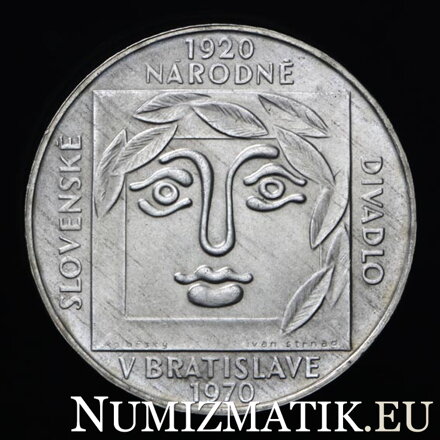 25 Kčs/1970 - SND  v Bratislave - 50. výročie