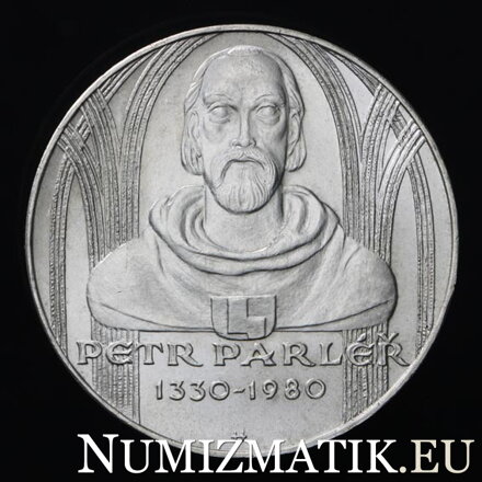 100 Kčs/1980 - Petr Parléř - 650. výročie narodenia