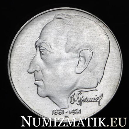 100 Kčs/1981 - Otakar Španiel - 100. výročie narodenia