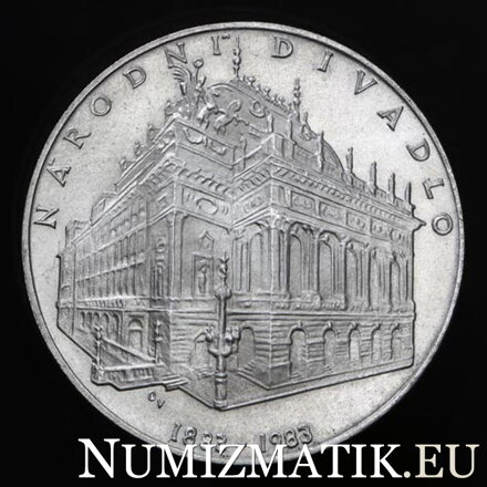 100 Kčs/1983 - Národné divadlo - 100. výročie otvorenia
