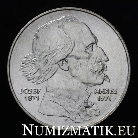 100 Kčs/1971 - Josef Mánes - 100. výročie úmrtia