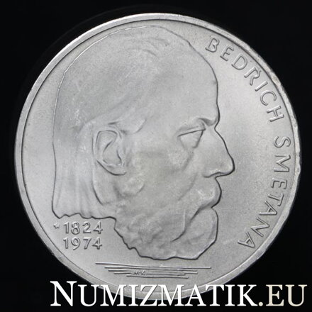 100 Kčs/1974 - Bedřich Smetana - 150. výročie narodenia