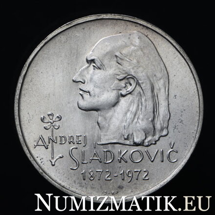 20 Kčs/1972 - Andrej Sládkovič - 100. výročie úmrtia