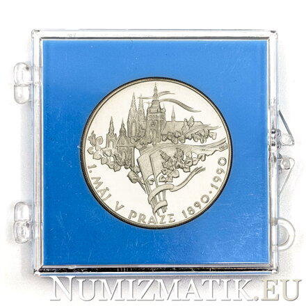 100 Kčs/1990 - 1. máj 1890 v Prahe - 100. výročie - nevydaná minca
