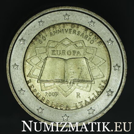  ITALY - 2 EURO / 2007 - Treaty of Rome - 50th anniversary of the signing