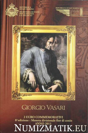 SAN MARINO - 2 EURO / 2011 - Giorgio Vasari