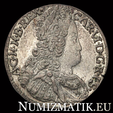 Karol VI. - 3 grajciar (groš) 1728 Hall