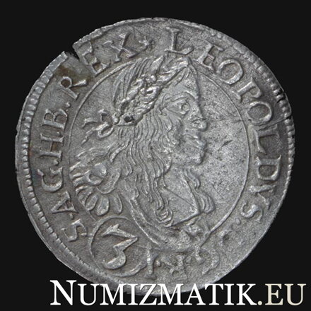 Leopold I. - 3 grajciar 1665 NG