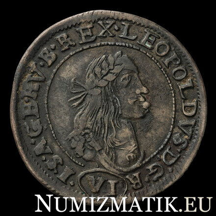 Leopold I. - VI. grajciar 1672 KB