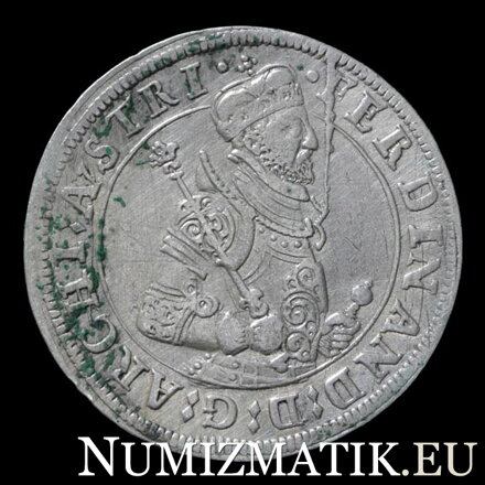 Arcivojvoda Ferdinand (1564-1595) - toliar bez letopočtu Hall