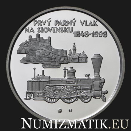 200 Sk/1998 - Prvý parný vlak na Slovensku - 150. výročie príchodu