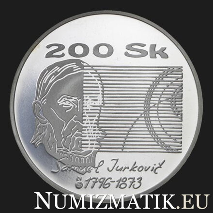 200 Sk/1996 - Samuel Jurkovič - 200. výročie narodenia 