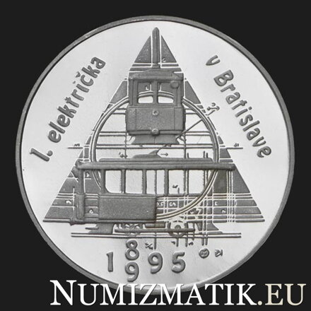 200 Sk/1995 - Prvá električka na Slovensku v Bratislave - 100. výročie začatia premávky