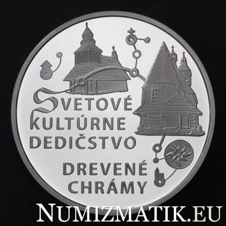 10 Euro/2010 - Drevené chrámy v slovenskej časti karpatského oblúka - Svetové kultúrné dedičstvo