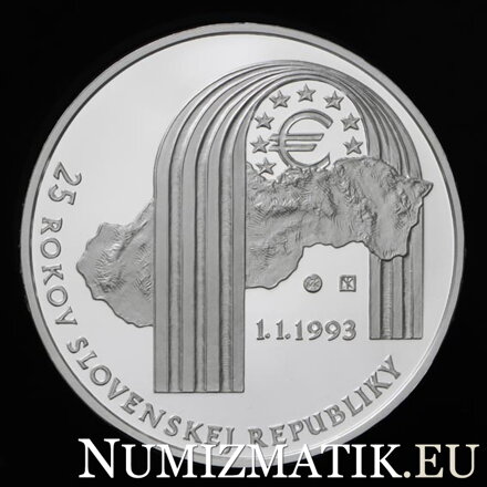 25 EURO/2018 - Slovenská republika – 25. výročie vzniku
