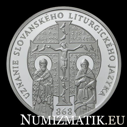10 EURO/2018 - Uznanie slovanského liturgického jazyka - 1150. výročie