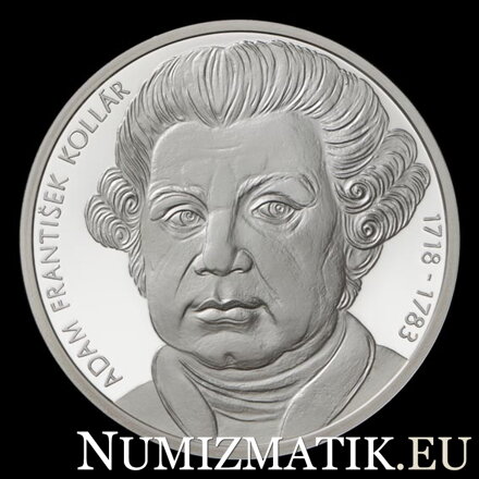 10 EURO/2018 - Adam František Kollár - 300th anniversary of the birth